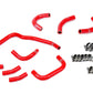 HPS Performance HPS Silicone Oil Cooler and Throttle Body Coolant Hose Kit Honda 2000-2005 S2000 , 57-2079
