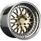 XXR 570 Wheel Hyper Gold / Platinum Lip 18x8.5 +35 5x120