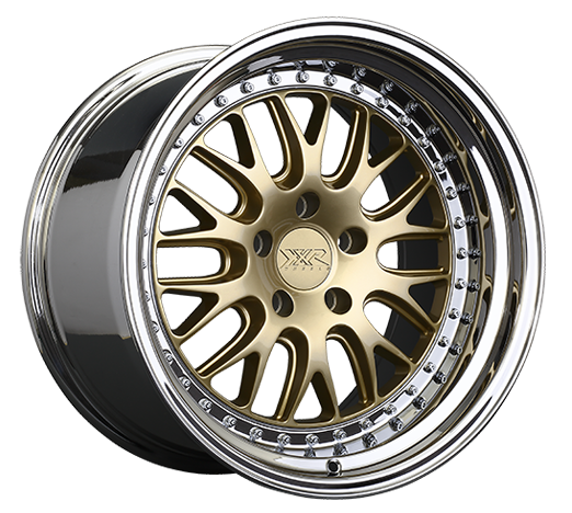 XXR 570 Wheel Hyper Gold / Platinum Lip 18x9.5 +20 5x4.5
