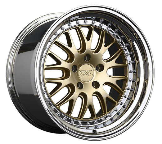 XXR 570 Wheel Hyper Gold / Platinum Lip 18x9.5 +35 5x120