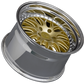 XXR 570 Wheel Hyper Gold / Platinum Lip 20x10.5 +40 5x120