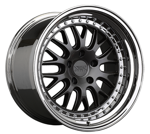 XXR 570 Wheel Graphite / Platinum Lip 18x8.5 +35 5x100