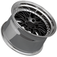XXR 570 Wheel Graphite / Platinum Lip 18x8.5 +35 5x100