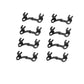 Comp Cams Raised (8) Adjustable Guide Plates,Big Block Chevy 3/8" Pushrods