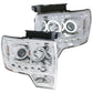Anzo 2009-2014 Ford F-150 Projector Headlights w/ Halo Chrome (CCFL) G2