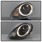 Spyder Porsche Cayman 05-08 Headlights - Halogen Model Only - DRL LED - Black PRO-YD-P98705-DRL-BK 5083197