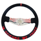 SPDZ1 “Geisha” Steering Wheel – 2-Spoke Classic Suede