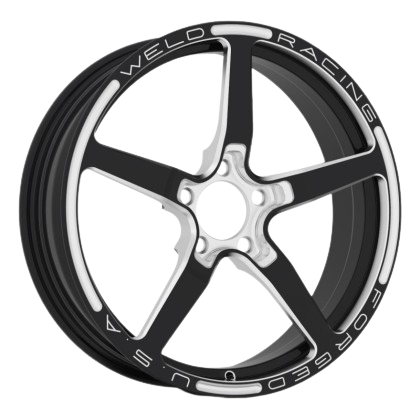Weld Alumastar 1-Piece 18x6 / 5x4.75 BP / 2.7in. BS Black Wheel