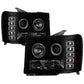 Spyder GMC Sierra 1500/2500 07-13 Projector Headlights LED Halo- LED Blk Smke PRO-YD-GS07-HL-BSM 5078506