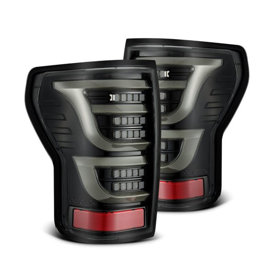 AlphaRex 07-13 Toyota Tundra LUXX-Series LED Tail Lights Alpha-Black 670040 *Discontinued
