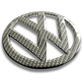 VW Golf 7 - Base, GTI, R - Carbon Fiber Look Emblem Set (2012-2017)