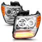 Anzo 2007-2012 Dodge Nitro Projector Headlights w/ Halo Chrome (CCFL) G2