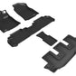 3D MAXpider 19-24 Subaru Ascent With Bucket 2Nd Row Kagu Black R1 R2 R3 L1SB02601509