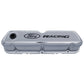 Ford Chrome Steel Valve Cover Set w/Ford Racing Logo FRD302-071