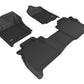 3D MAXpider 2016-2019 Nissan Titan Crew Cab Kagu 1st & 2nd Row Floormats - Black L1NS08501509