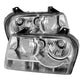 SPYDER Xtune Chrysler 300 05-08 Halogen Non-Projection Style Only Crystal Headlights Chrome HD-JH-C305-HA-C 9026430