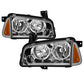 SPYDER xTune 05-10 Dodge Charger 4pc OEM Style Halogen Headlights w/Corner - Chrome (HD-JH-DCH05-SET-C) 9042393