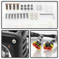 Spyder Dodge Ram 2013-2018 1500 Only Full LED Fog Lights W/Bracket and Universial Switch- Clear 9045424