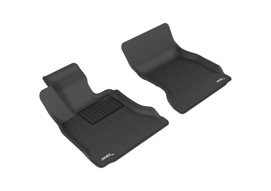 3D MAXpider 2011-2016 BMW 5 Series F10 Kagu 1st Row Floormat - Black L1BM05411509