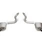 CORSA Performance Corsa 2024 Ford Mustang GT Touring Axle-Back Dual Rear Exit with 4.5in Pro Series Polished Tips 21256