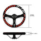 Have Faith Deep Dish 350mm Steering Wheel + Short Hub Adapter Kit For Mustang Focus Fiesta Mazda