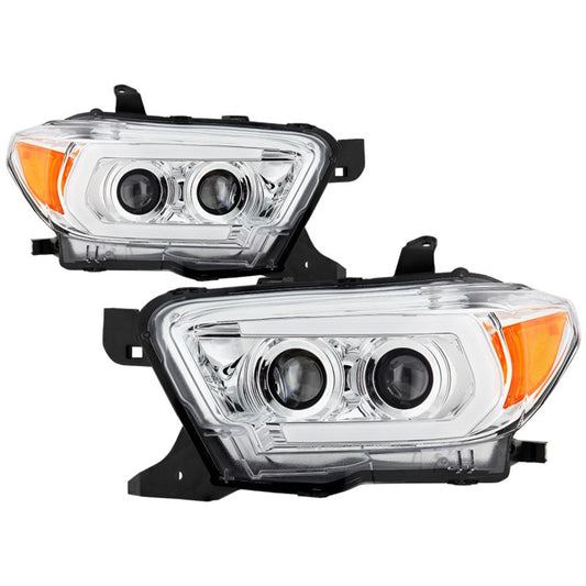 Spyder Signature Toyota Tacoma 16-18 TRD Model Projector Headlights-Chrome (PRO-YD-TT16V1-SEQ-C) 5086570
