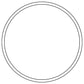 Cometic Gasket Cometic Holley 4500 Dominator .060in Fiber Air Cleaner Mounting Gasket - 7.3125in Diameter C15349