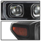 SPYDER xTune 16-18 Toyota Tacoma SR/SR5 DRL Proj Headlights w/Turn Signal - Blk (PRO-JH-TTA16-SR-BK) 9042997