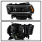 SPYDER 19-22 Dodge Ram 2500 (Halogen Only) Projector Headlights - Black PRO-YD-DR19HDHALSI-SEQ-BK 5088611
