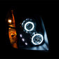 Anzo 2007-2014 Gmc Yukon Projector Headlights w/ Halo Black (CCFL)
