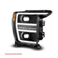 ANZO 21-23 Ford F150 LED Projector Headlight w/Switchback+Sequential - Black (Passenger Side Only) 111594-R