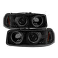 Spyder GMC Sierra 1500/2500 99-06 Projector Headlights CCFL Halo LED Blk Smke PRO-YD-CDE00-CCFL-BSM 5078704