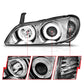 Anzo 2000-2004 Infiniti I30 Projector Headlights w/ Halo Chrome