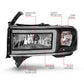 ANZO 94-02 Dodge RAM Crystal Headlight - w/ Light Bar Black Housing 111554
