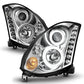 Anzo 2003-2007 Infiniti G35 Projector Headlights w/ Halo Chrome (CCFL)