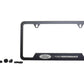 Ford Racing Stainless Steel Ford Performance License Plate Frame - Black M-1828-SS304BK