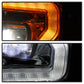 Spyder Ford F-250/F-350/F450 17-18 Full LED Headlights Black PRO-YD-FS17HALAP-SEQ-C 5087447