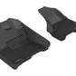 3D MAXpider 2009-2012 Dodge Ram 1500 Crew Cab/2500/3500/Crew Cab Kagu 1st Row Floormat - Black L1DG01711509
