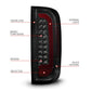 ANZO 15-21 GMC Canyon Full LED Tail Lights w/ Red Lightbar Black Housing Smoke Lens 311435