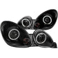 Anzo 1998-2005 Lexus Gs300 Projector Headlights w/ Halo Black