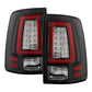 SPYDER 09-18 Dodge Ram Red Light Bar LED Tail Lights - Black (ALT-YD-DRAM09V2-RBLED-Bk) 5089472