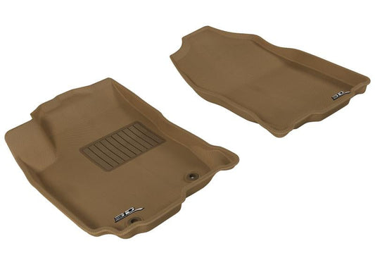 3D MAXpider 2013-2018 Toyota RAV4/RAV4 Hybrid Kagu 1st Row Floormat - Tan L1TY12711502