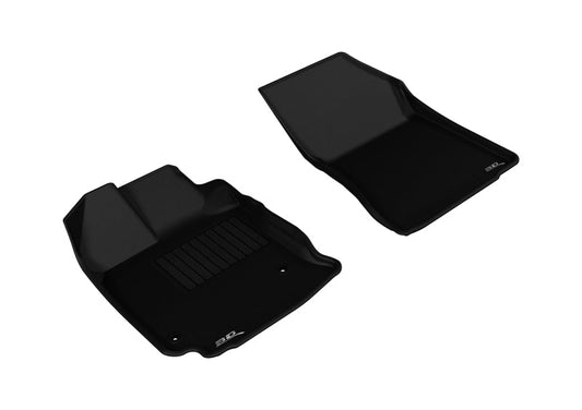 3D MAXpider 2013-2015 Toyota Venza Kagu 1st Row Floormat - Black L1TY13411509