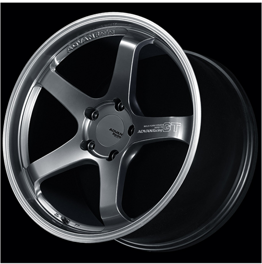 Advan GT Beyond 18x10 +35 5-114.3 Racing Titanium Black Wheel YAQB8K35ETB