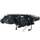 Anzo 2012-2013 Toyota Camry Projector Headlights w/ Halo Black