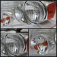 SPYDER Xtune Ford F150 04-08 Amber Crystal Headlights Chrome HD-JH-FF15004-AM-C 5069825