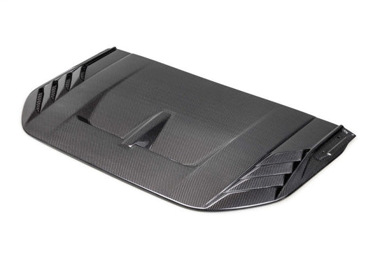 Ford Racing 22-24 Ford Bronco Raptor Carbon Fiber Hood Vent - Gloss Finish M-16628-BG