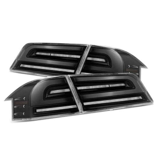AlphaRex 12-21 Tesla Model S LUXX-Series LED Tail Lights - Alpha-Black 601110 *Discontinued