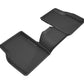 3D MAXpider 2017-2020 Jeep Compass Kagu 2nd Row Floormats - Black L1JP01621509