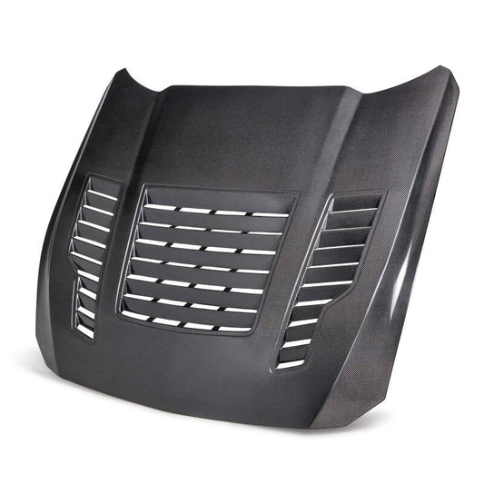 Anderson Composites 2024 Ford Mustang Type-GT4 Double-Sided Carbon Fiber Hood AC-HD24FDMU-GT4-DS